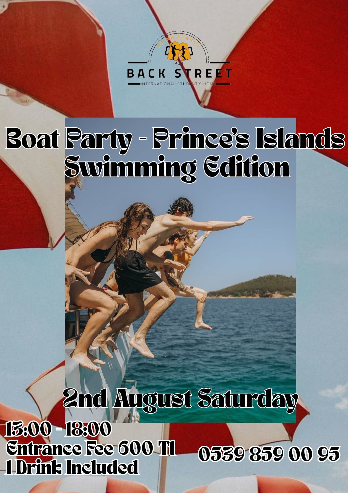 Boat Party Princes Islands Swim Edition