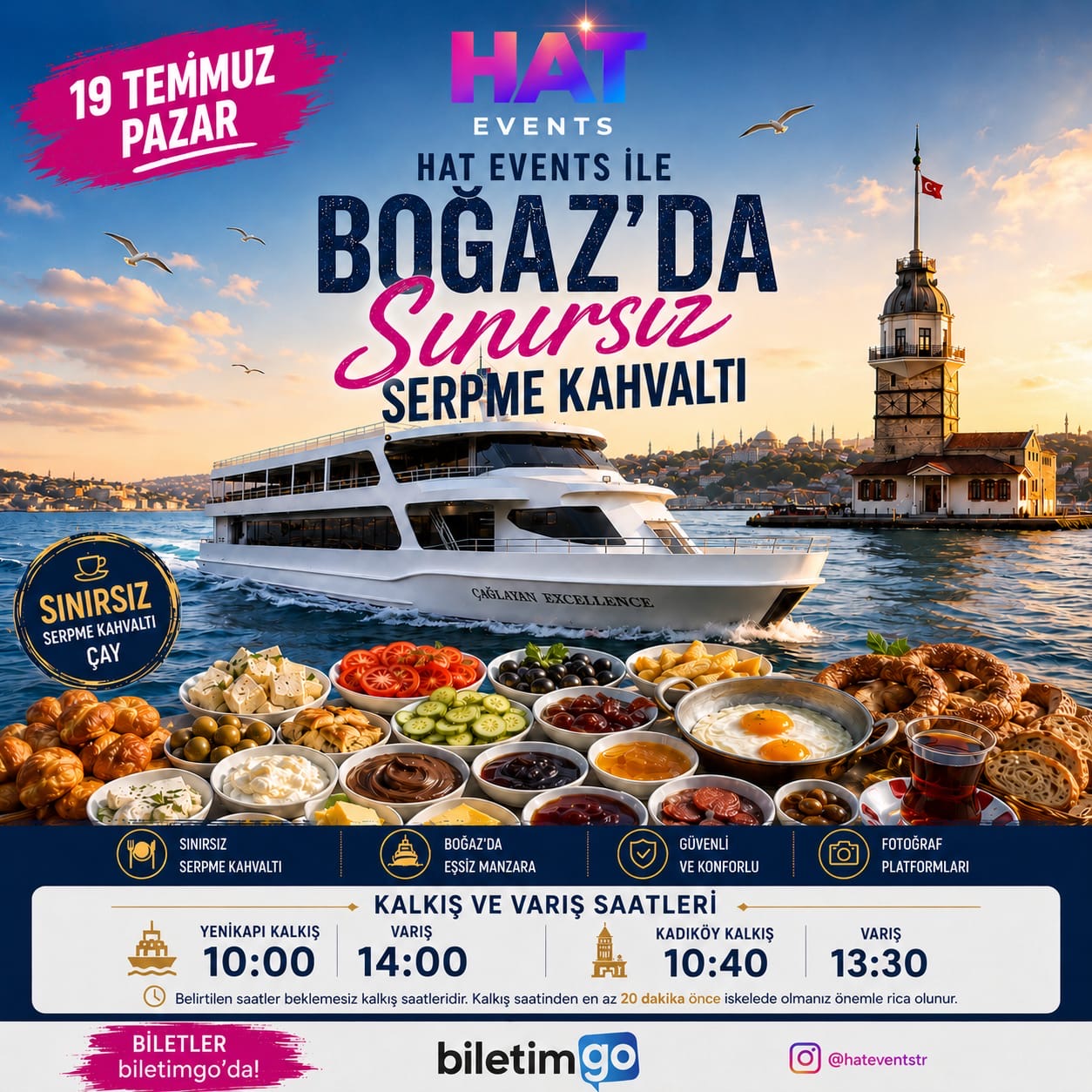 Boğazda Serpme Kahvaltı