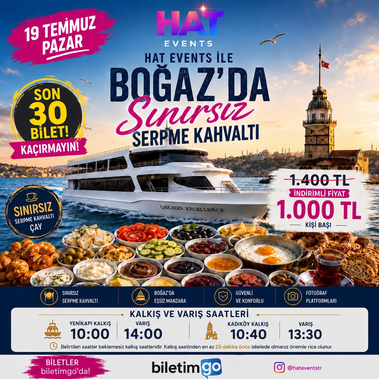 Boğazda Serpme Kahvaltı