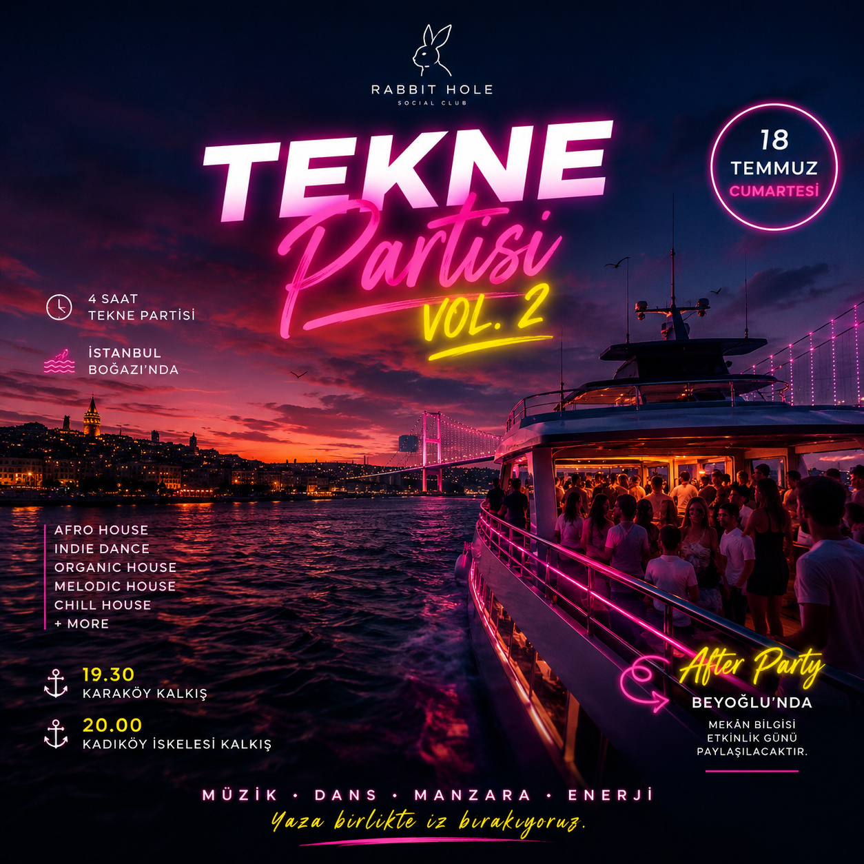Boğazda Tekne Partisi