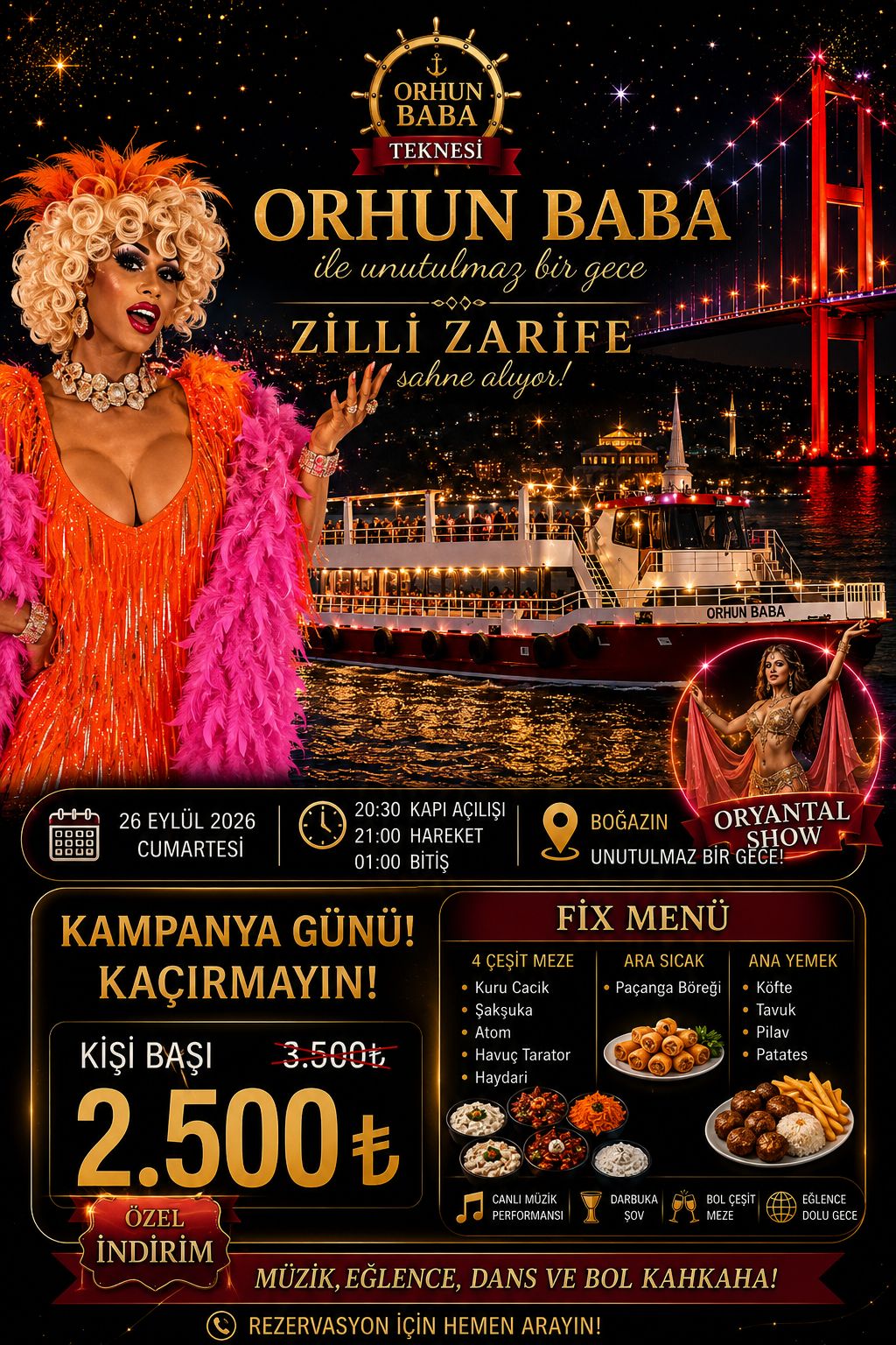 Boğazda Yeni Nesil Meyhane Tadı