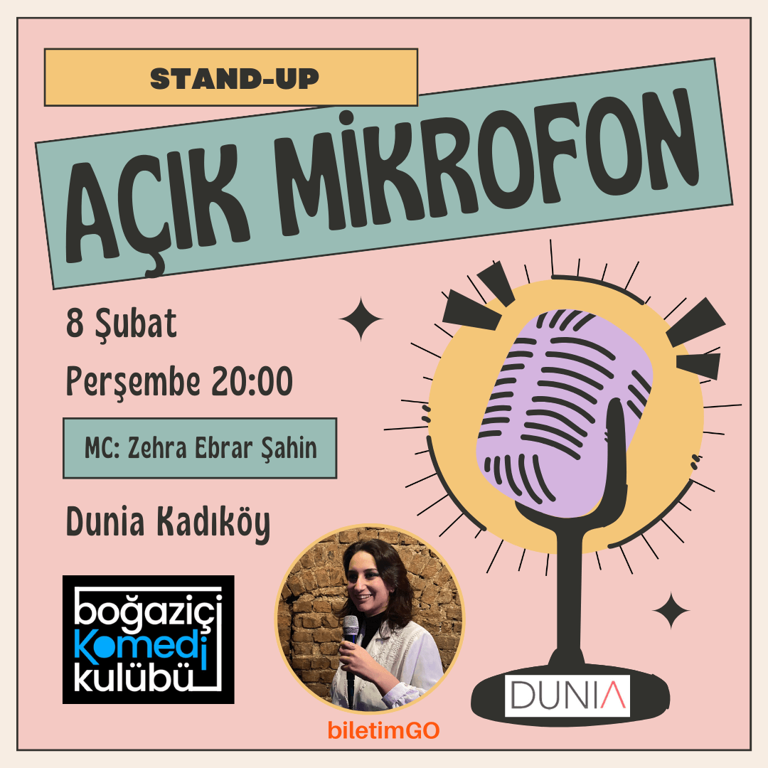 Boğaziçi Komedi Kulübü: Açık Mikrofon Stand-up Gecesi