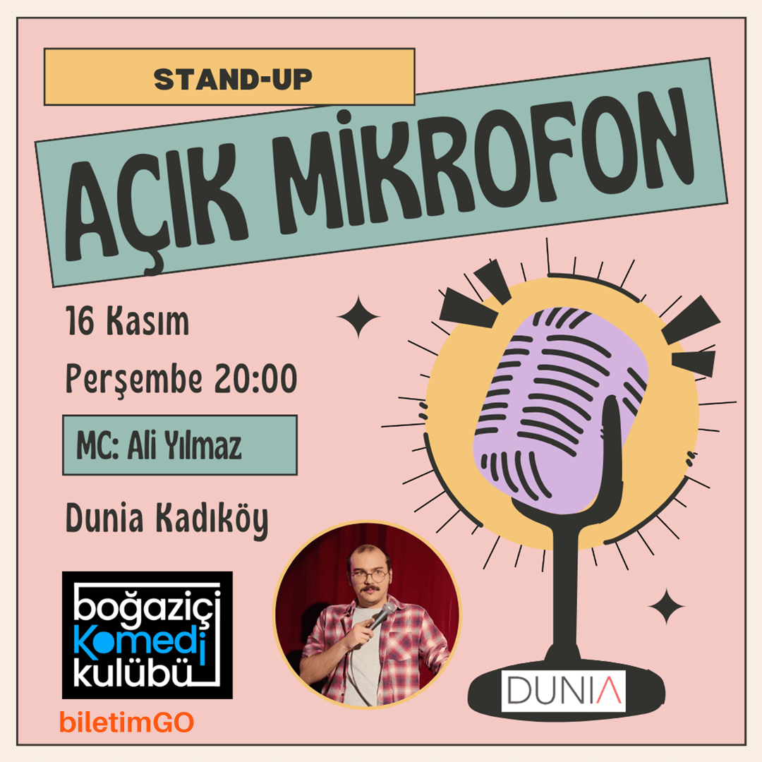 Boğaziçi Komedi Kulübü: Açık Mikrofon Stand-up Gecesi