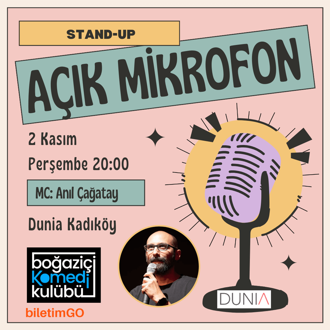 Boğaziçi Komedi Kulübü: Açık Mikrofon Stand-up Gecesi