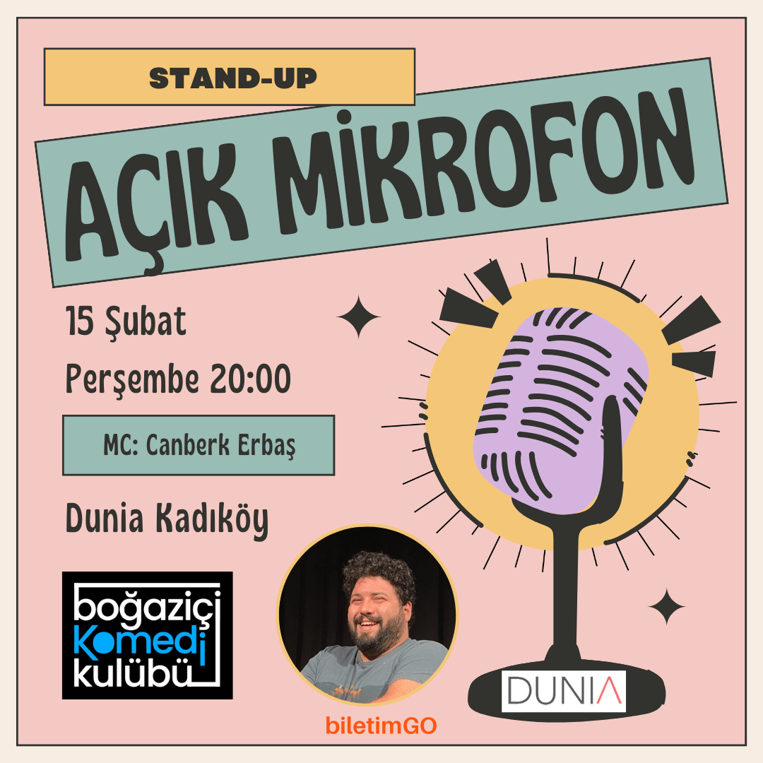 Boğaziçi Komedi Kulübü: Açık Mikrofon Stand-up Gecesi