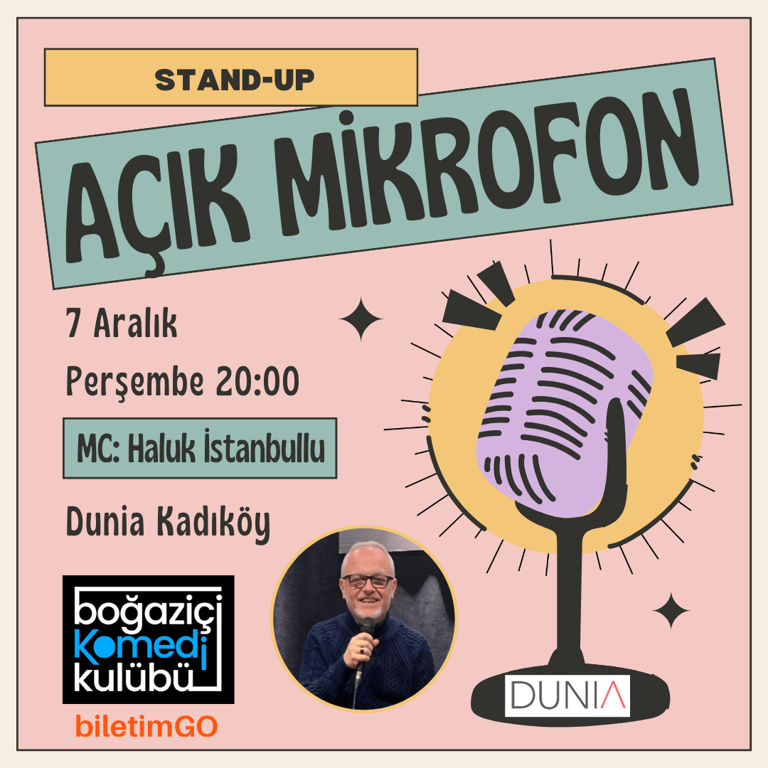 Boğaziçi Komedi Kulübü: Açık Mikrofon Stand-Up Gecesi