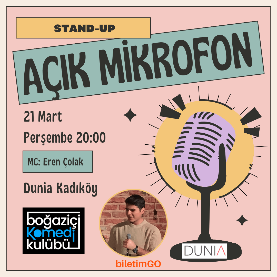 Boğaziçi Komedi Kulübü: Açık Mikrofon Stand-up Gecesi