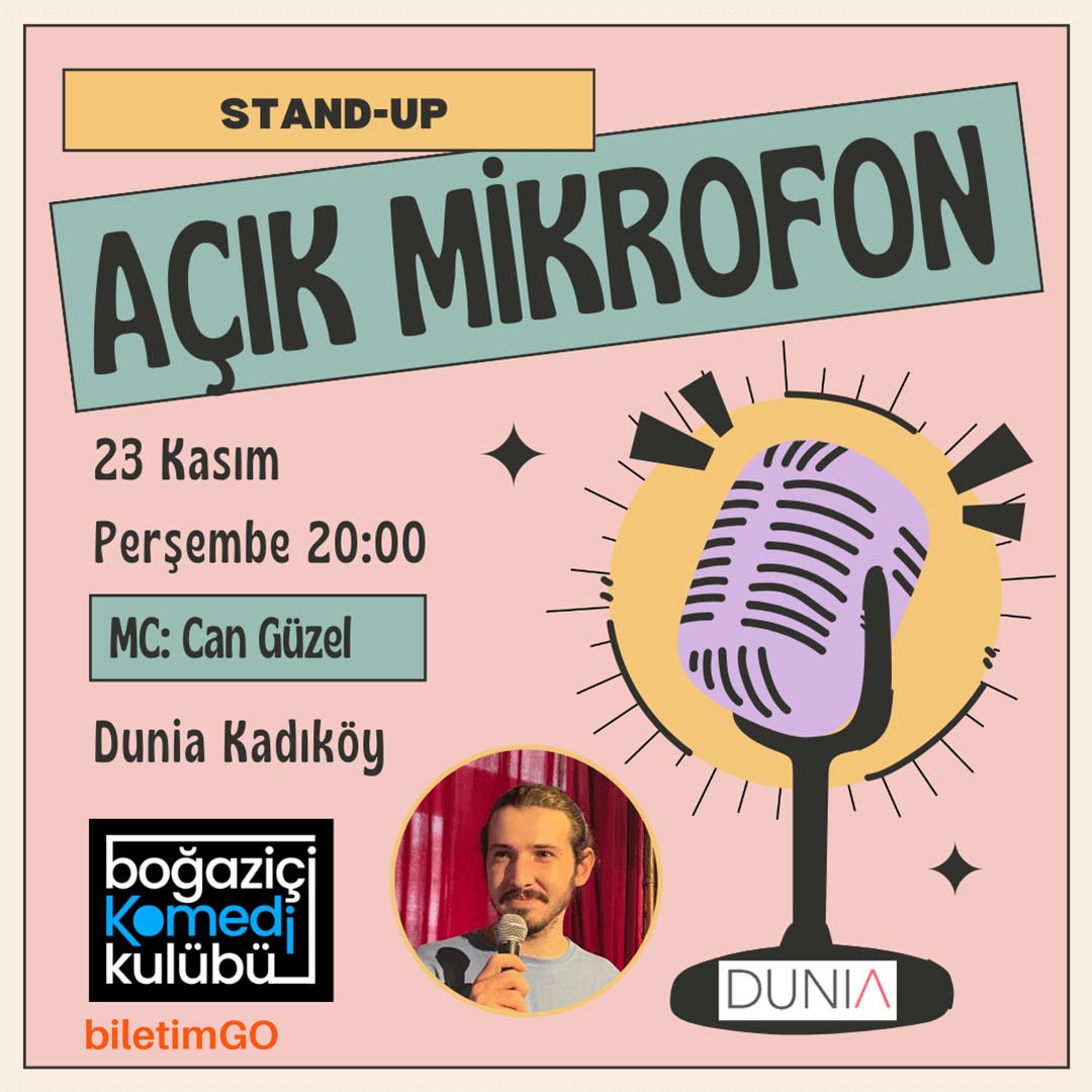 Boğaziçi Komedi Kulübü: Açık Mikrofon Stand-up Gecesi