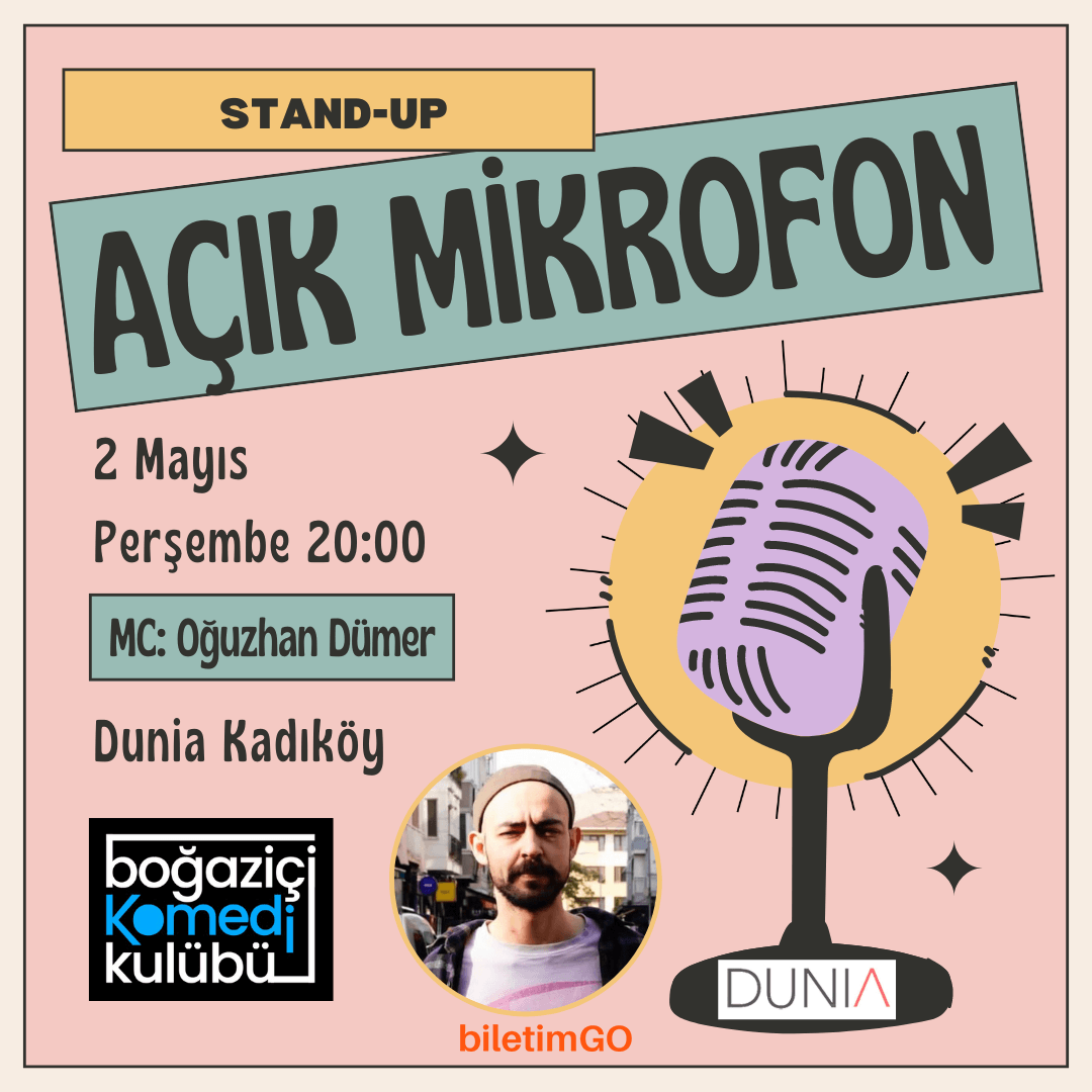 Boğaziçi Komedi Kulübü: Açık Mikrofon Stand-up Gecesi