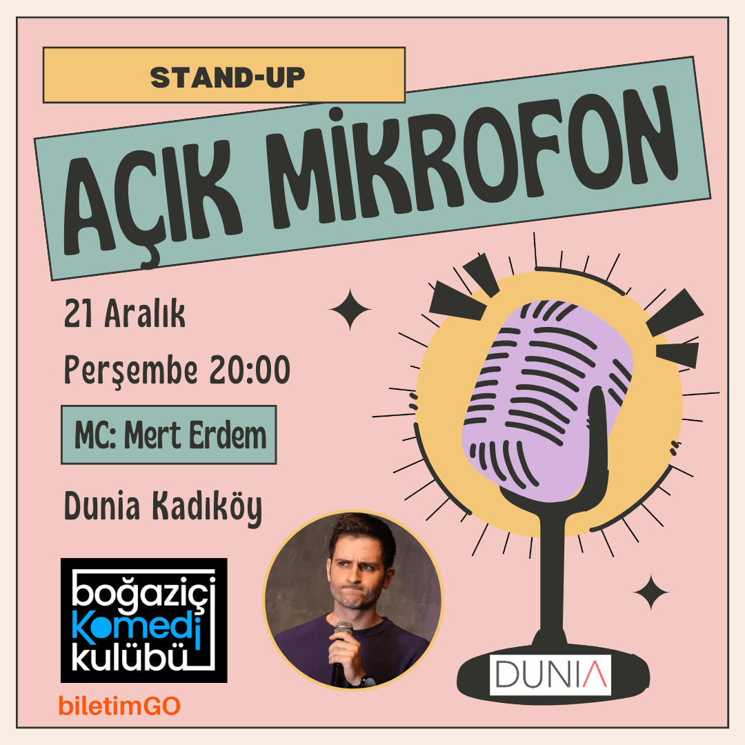Boğaziçi Komedi Kulübü: Açık Mikrofon Stand-up Gecesi