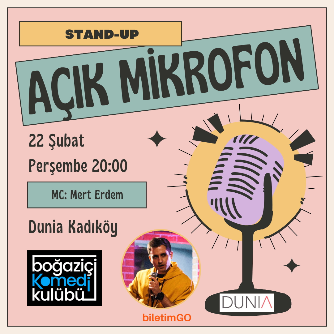 Boğaziçi Komedi Kulübü: Açık Mikrofon Stand-up Gecesi
