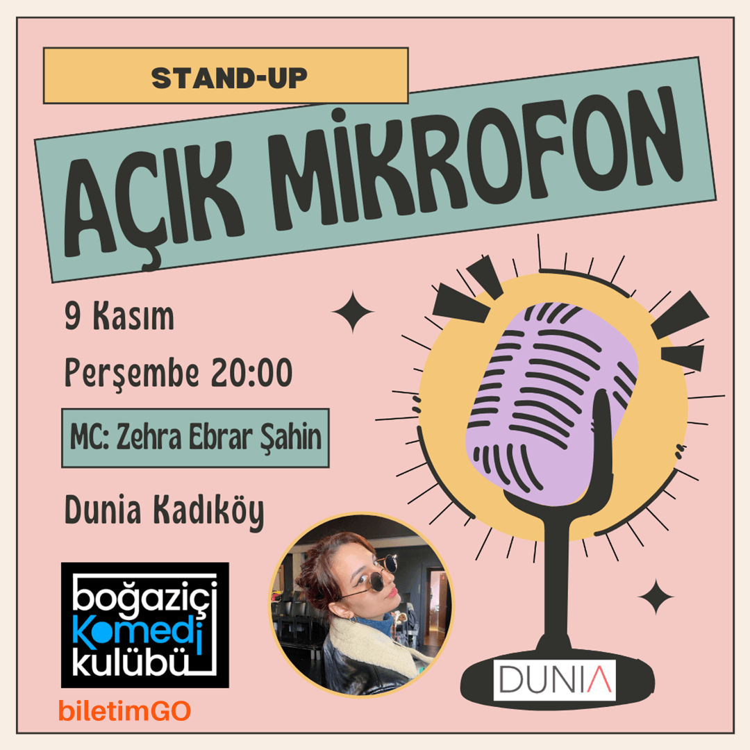 Boğaziçi Komedi Kulübü: Açık Mikrofon Stand-up Gecesi