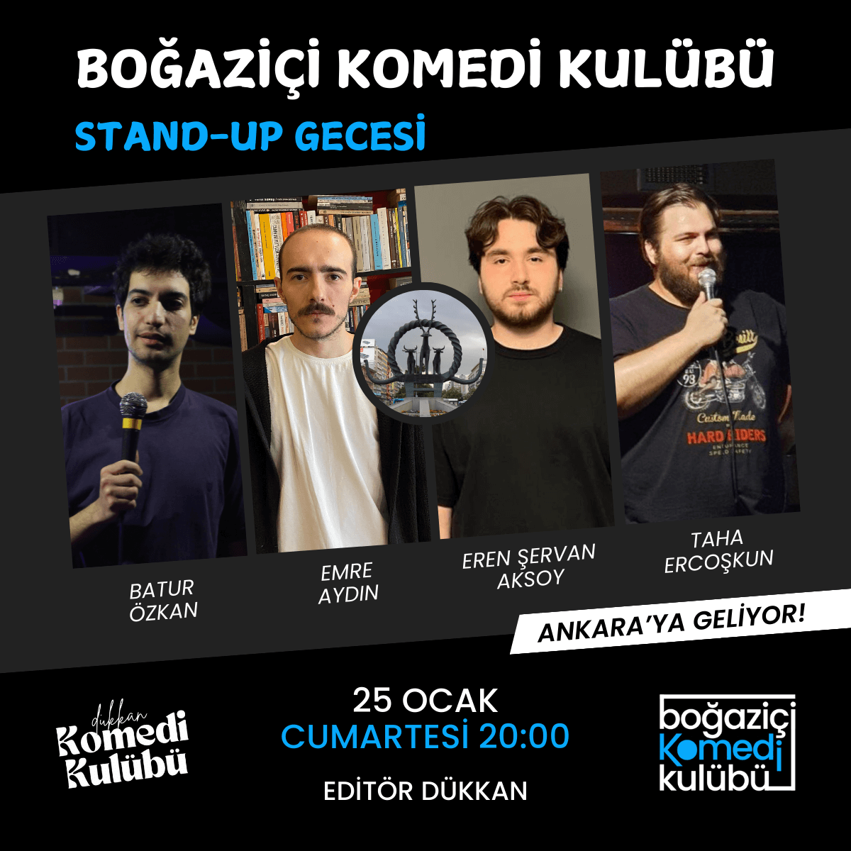 Boğaziçi Komedi Kulübü - Ankara Stand-up Gecesi