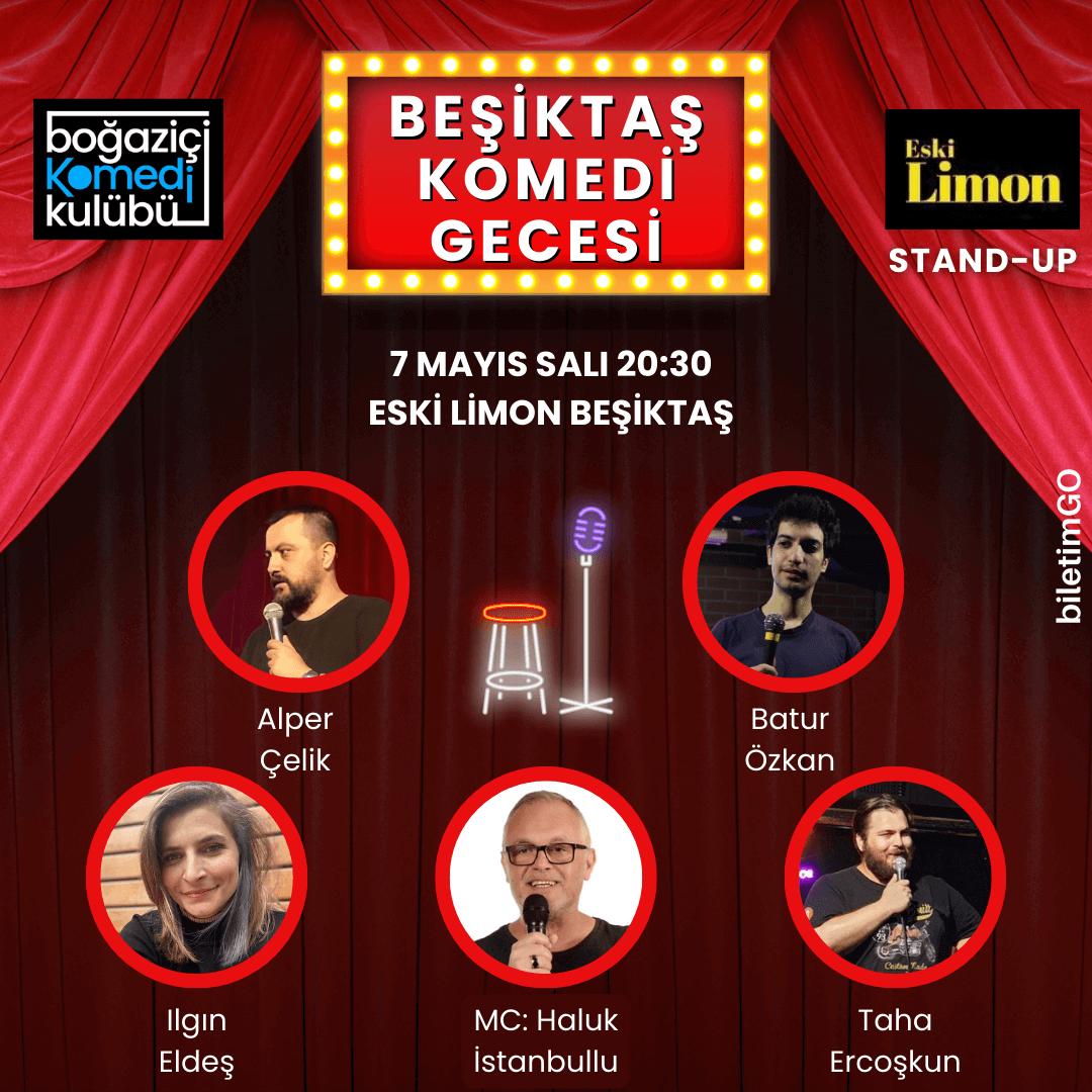 Boğaziçi Komedi Kulübü - Beşiktaş Stand-up Gecesi