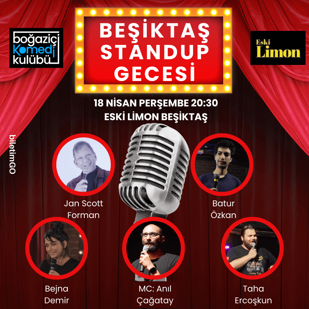 Boğaziçi Komedi Kulübü - Beşiktaş Stand-up Gecesi
