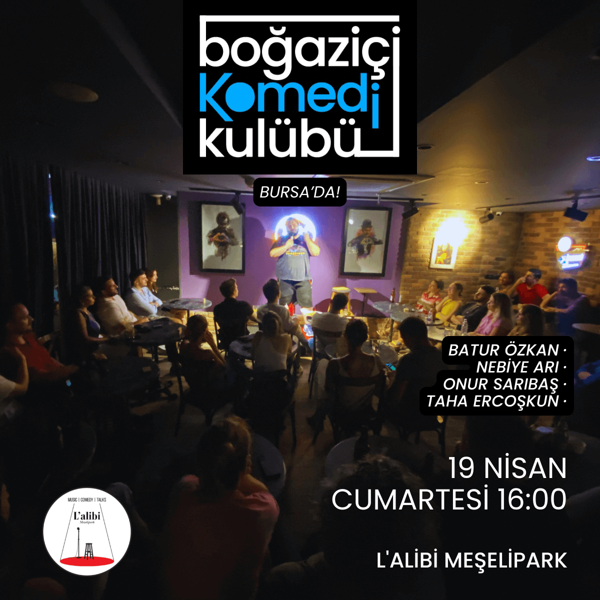 Boğaziçi Komedi Kulübü - Bursa Stand-up Gecesi