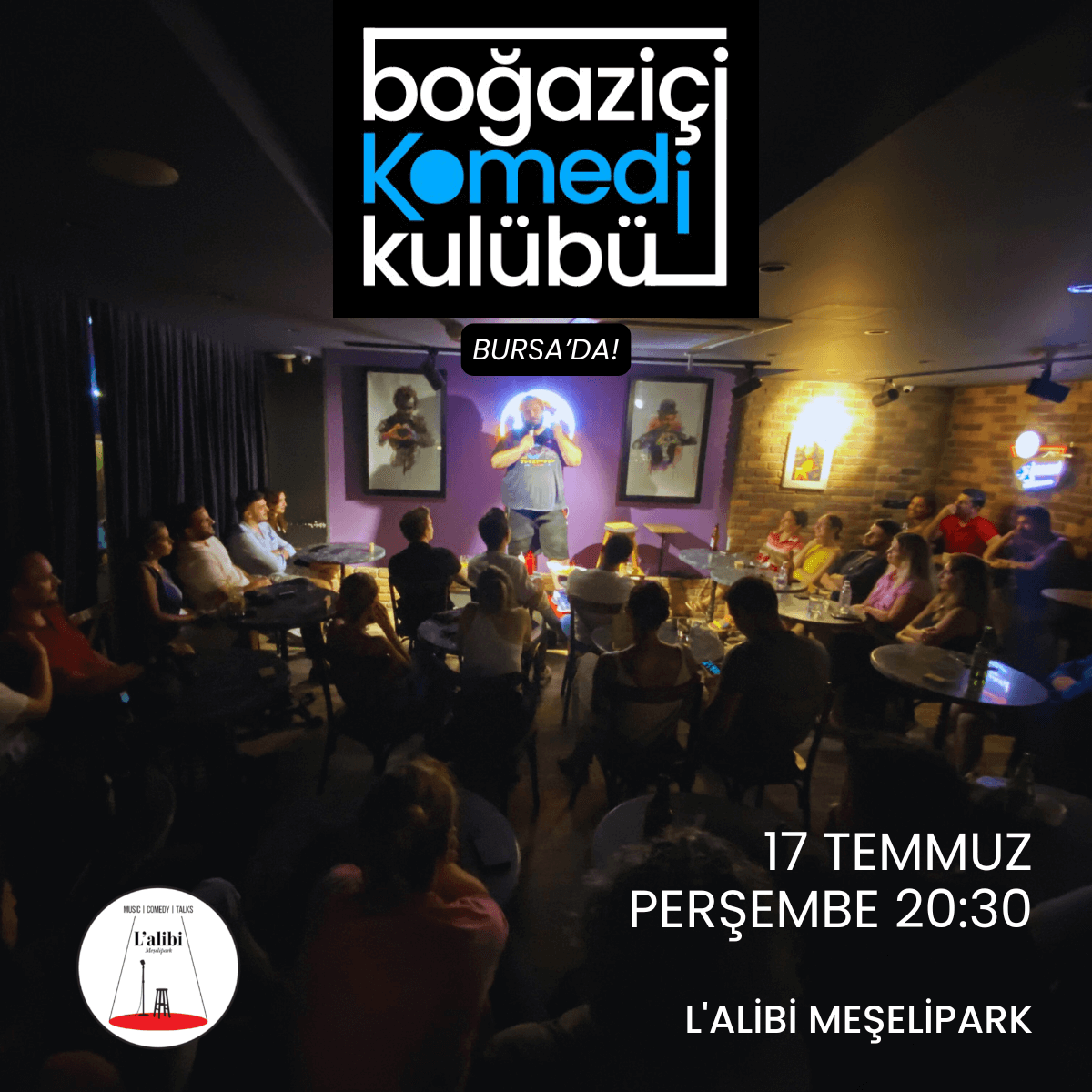 Boğaziçi Komedi Kulübü - Bursa Stand-up Gecesi