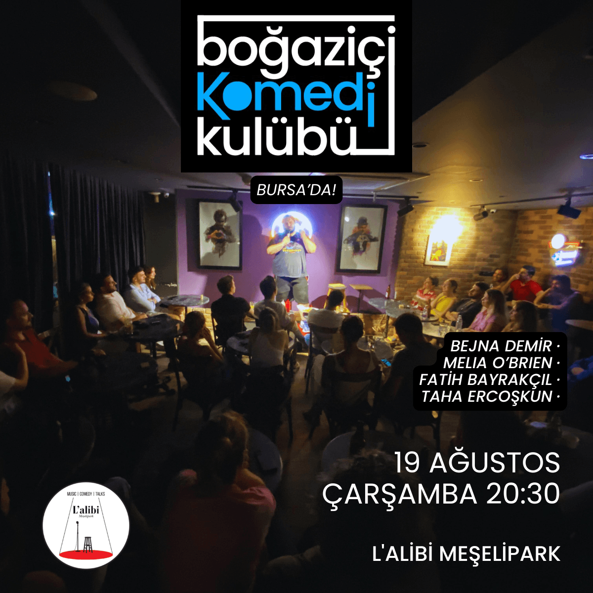 Boğaziçi Komedi Kulübü - Bursa Stand-up Gecesi