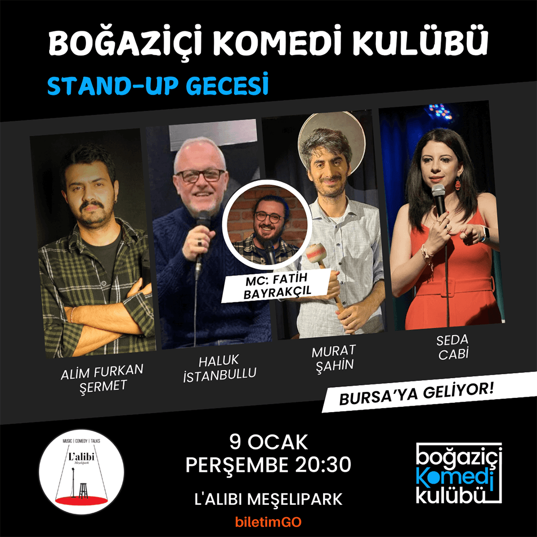 Boğaziçi Komedi Kulübü - Bursa Stand-up Gecesi