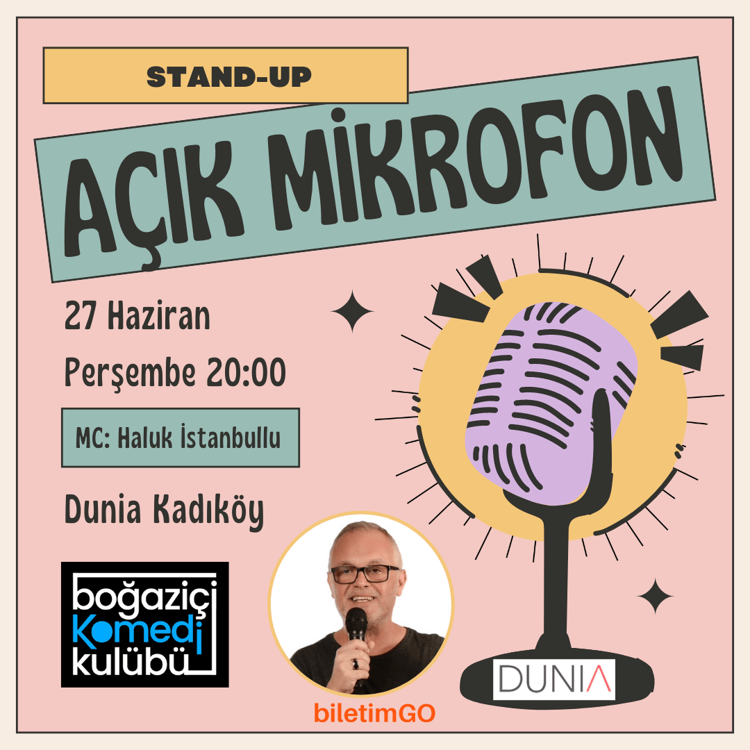 Boğaziçi Komedi Kulübü - Kadıköy Açık Mikrofon Gecesi