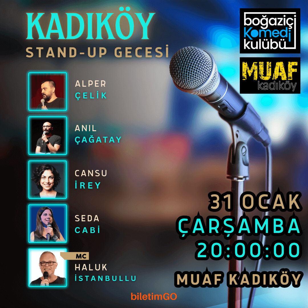 Boğaziçi Komedi Kulübü - Kadıköy Stand-up Gecesi