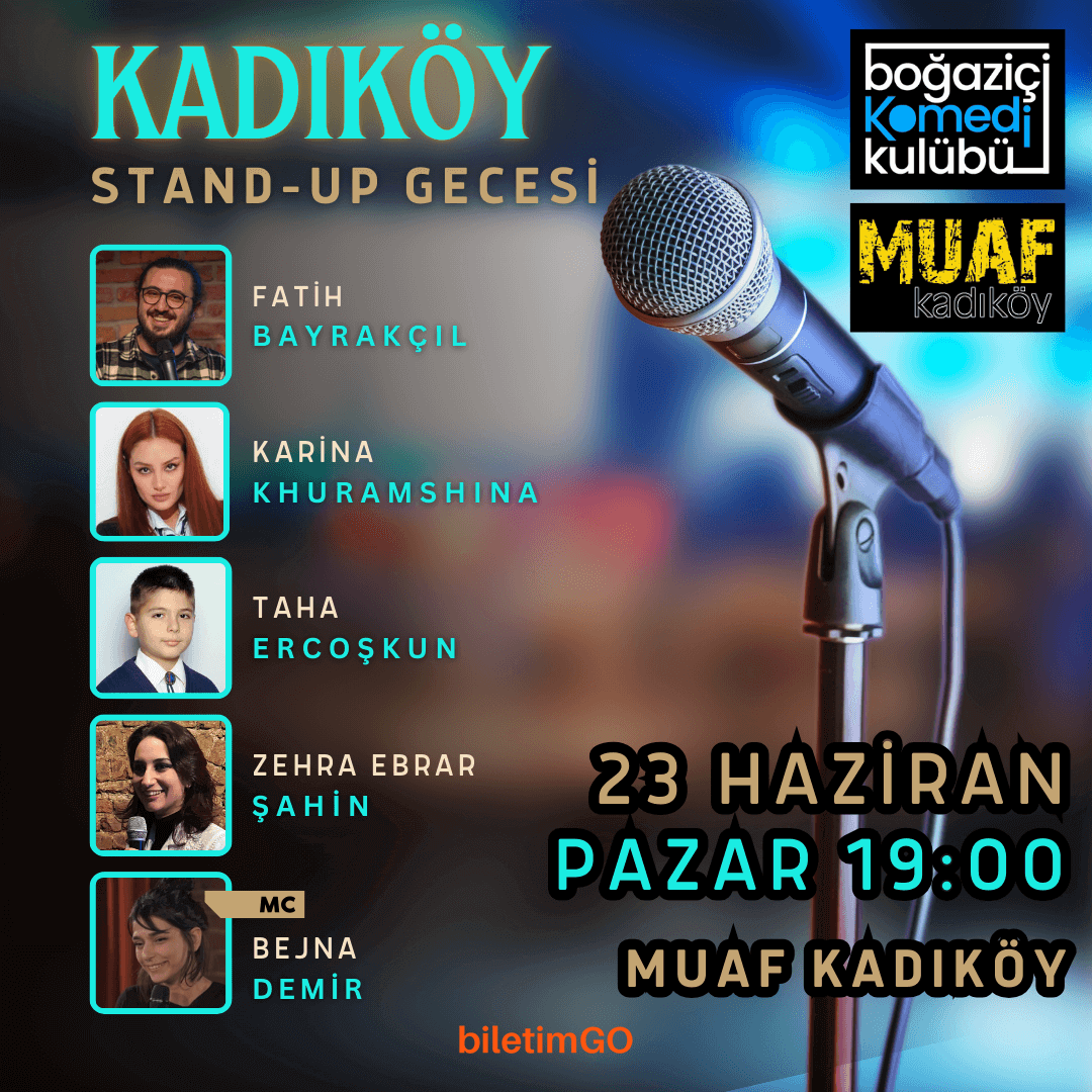 Boğaziçi Komedi Kulübü Kadıköy Stand-up Gecesi