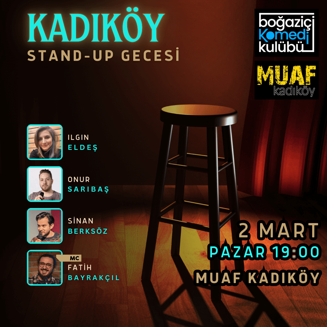 Boğaziçi Komedi Kulübü - Kadıköy Stand-up Gecesi