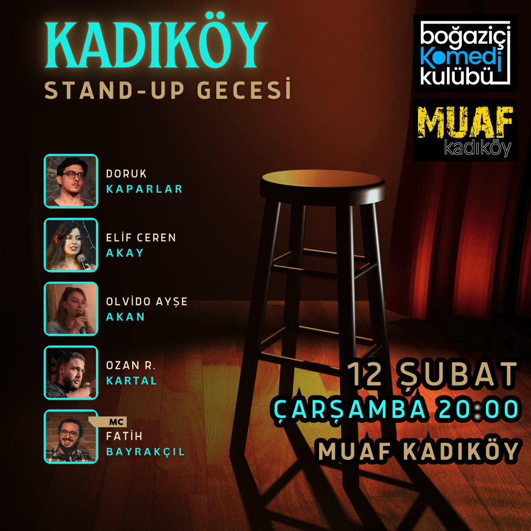 Boğaziçi Komedi Kulübü - Kadıköy Stand-up Gecesi