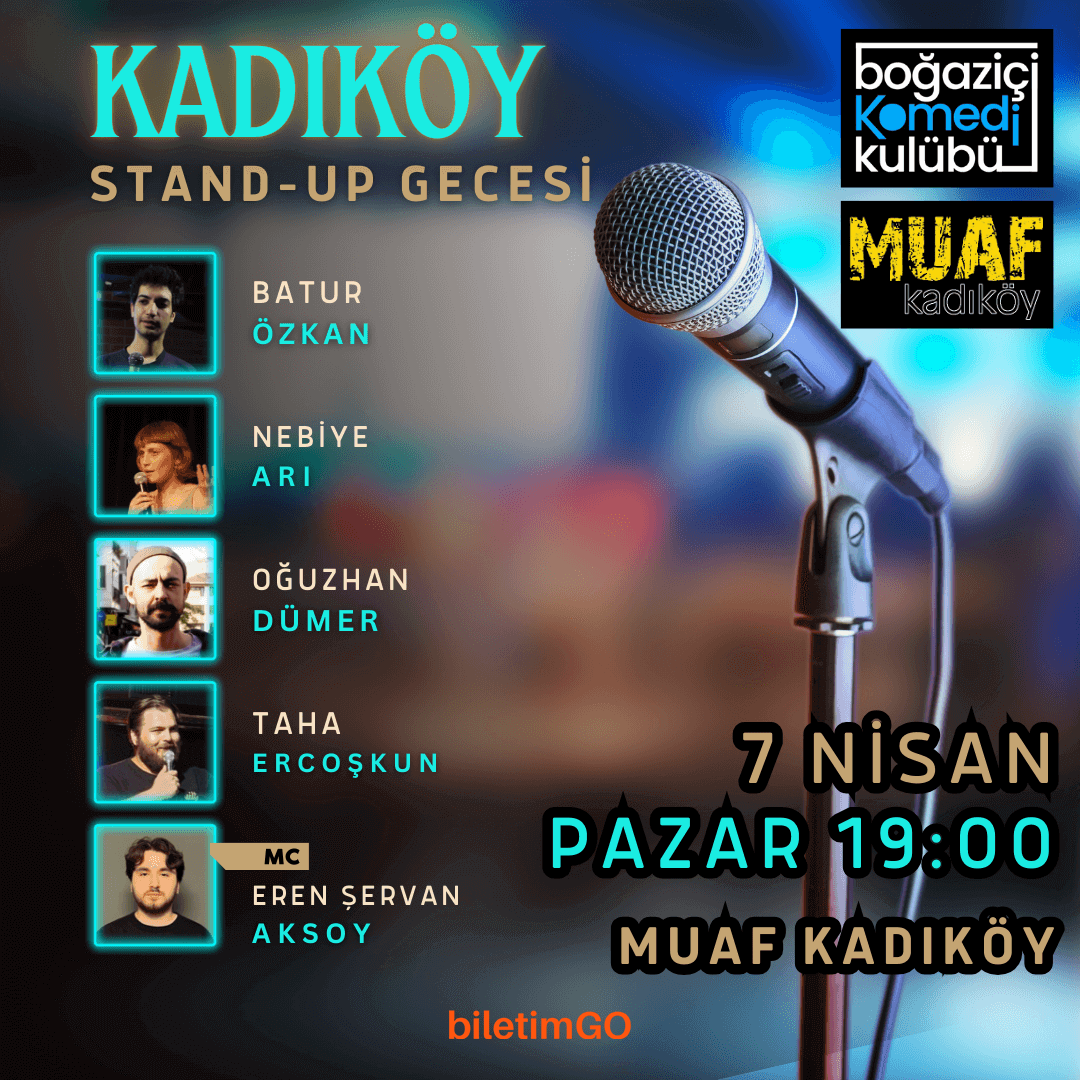 Boğaziçi Komedi Kulübü - Kadıköy Stand-Up Gecesi
