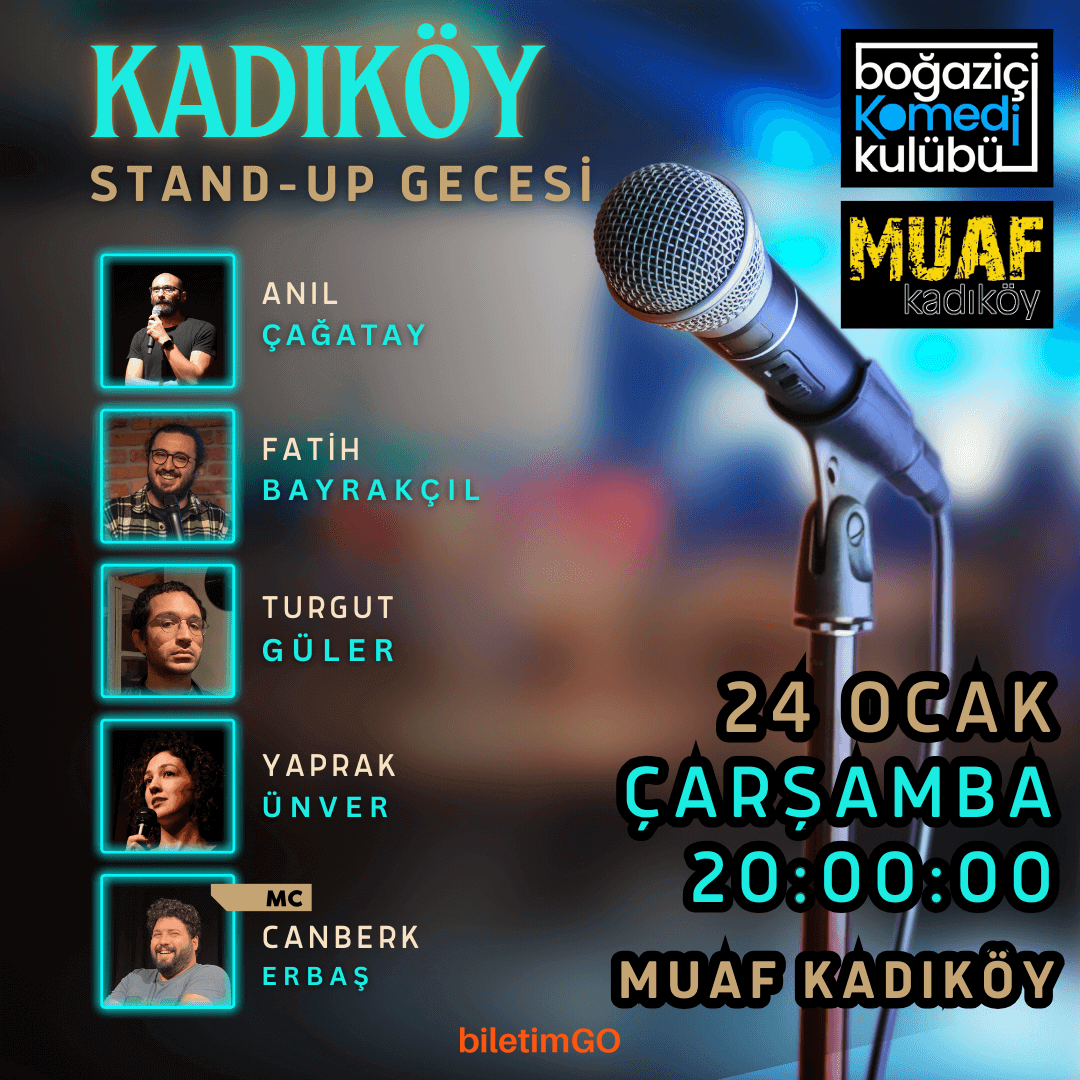 Boğaziçi Komedi Kulübü - Kadıköy Stand-up Gecesi