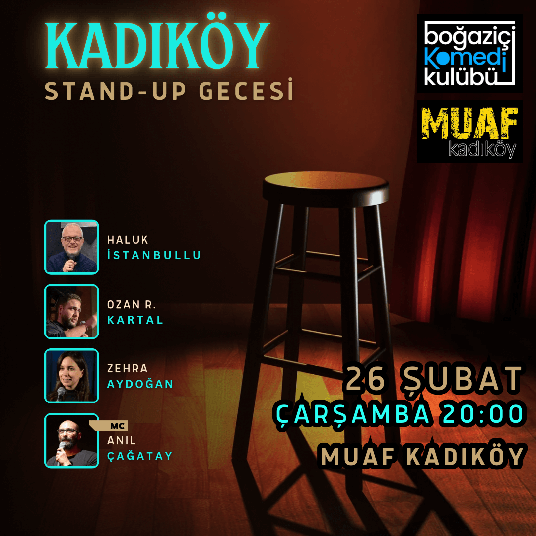Boğaziçi Komedi Kulübü - Kadıköy Stand-up Gecesi