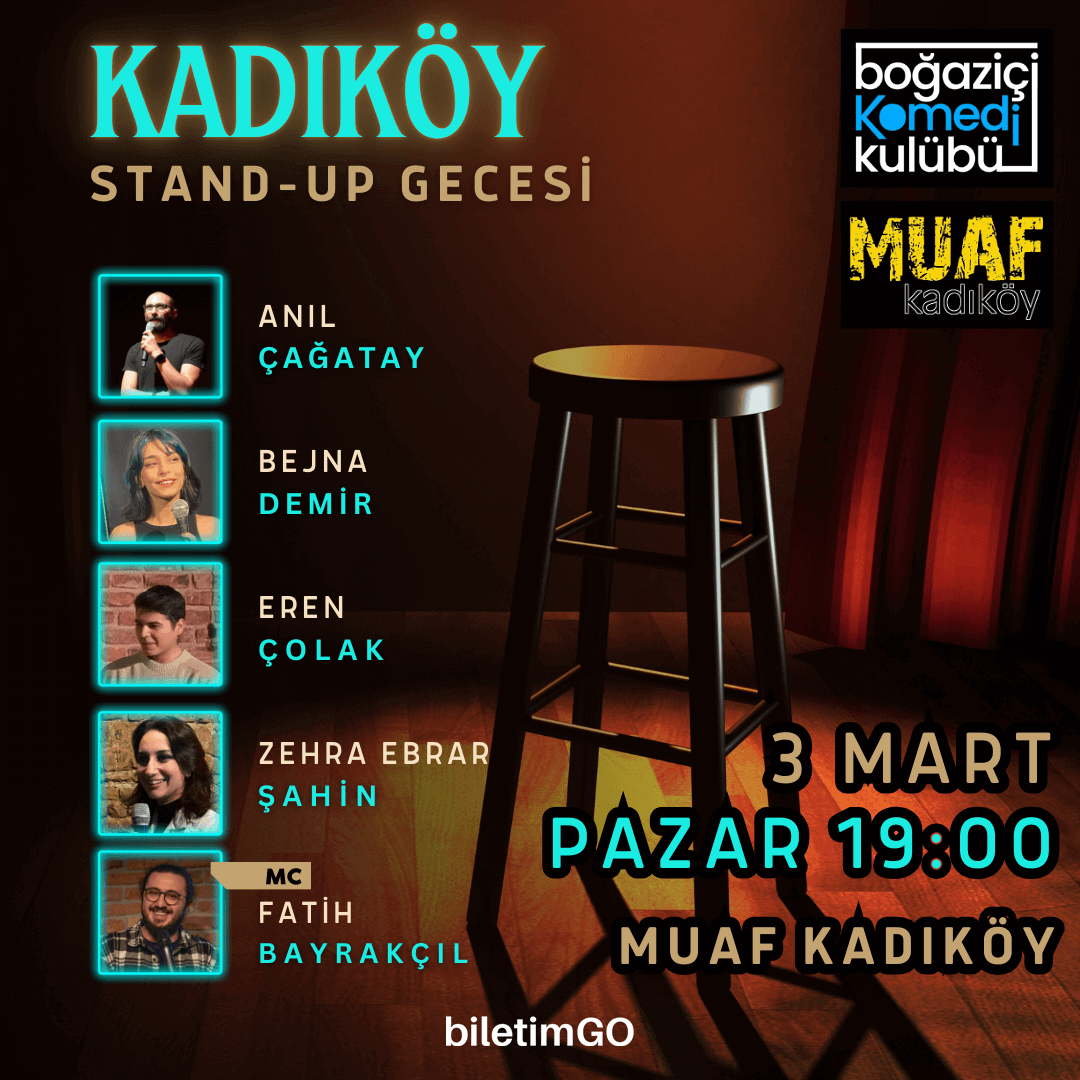 Boğaziçi Komedi Kulübü - Kadıköy Stand-up Gecesi