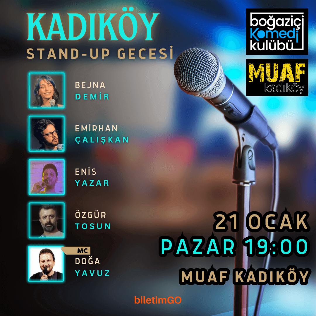 Boğaziçi Komedi Kulübü - Kadıköy Stand-up Gecesi