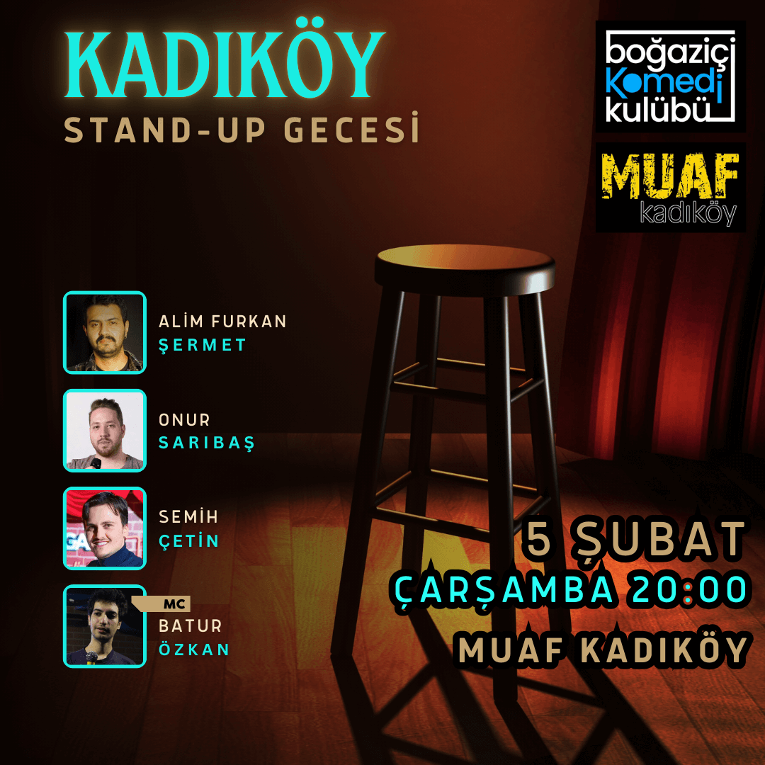 Boğaziçi Komedi Kulübü - Kadıköy Stand-up Gecesi