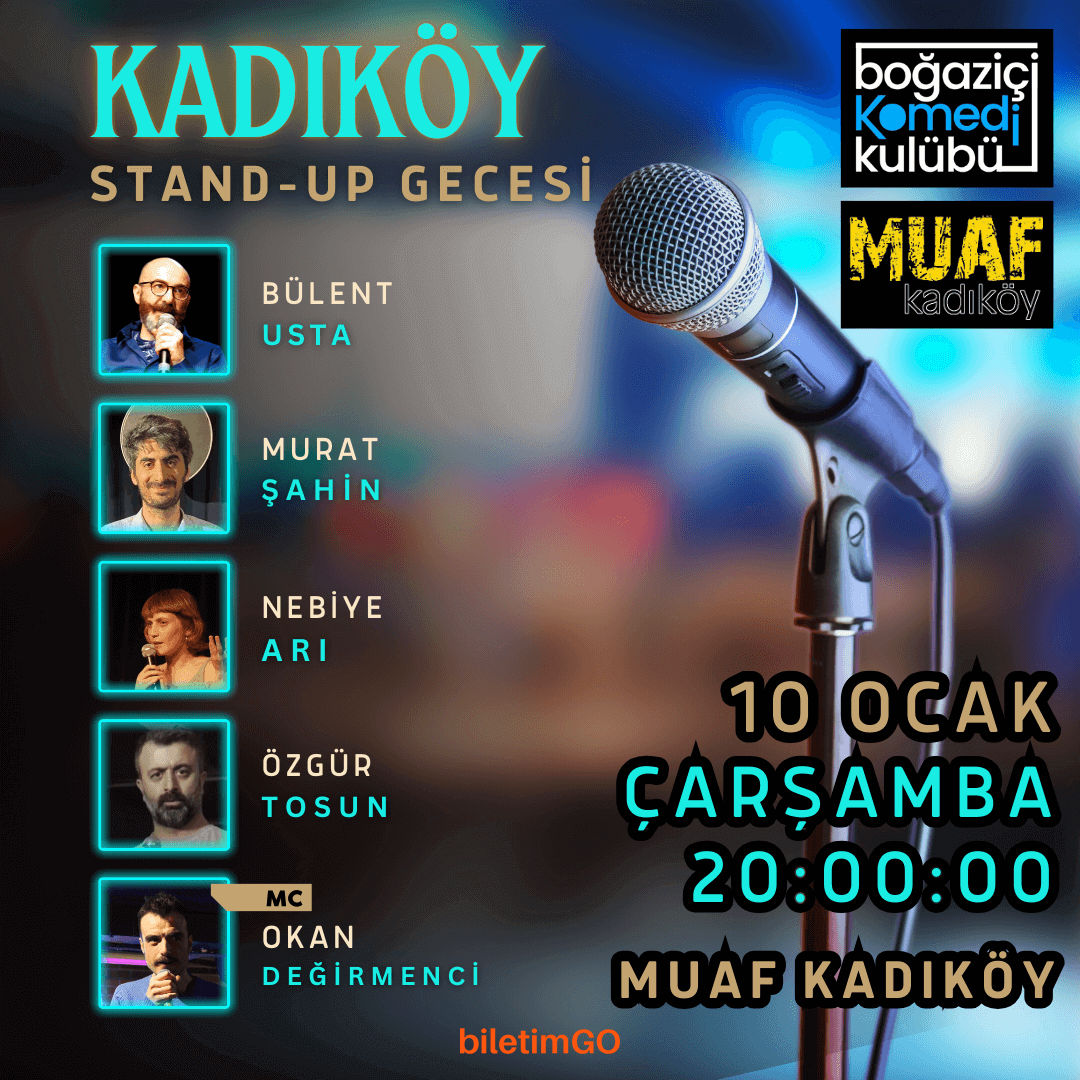 Boğaziçi Komedi Kulübü - Kadıköy Stand-Up Gecesi