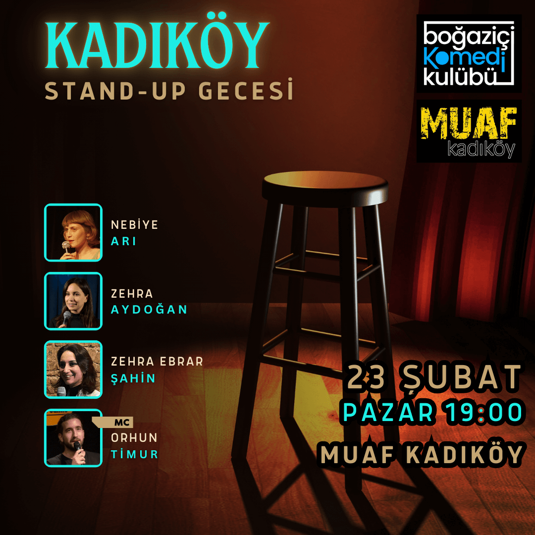 Boğaziçi Komedi Kulübü - Kadıköy Stand-up Gecesi