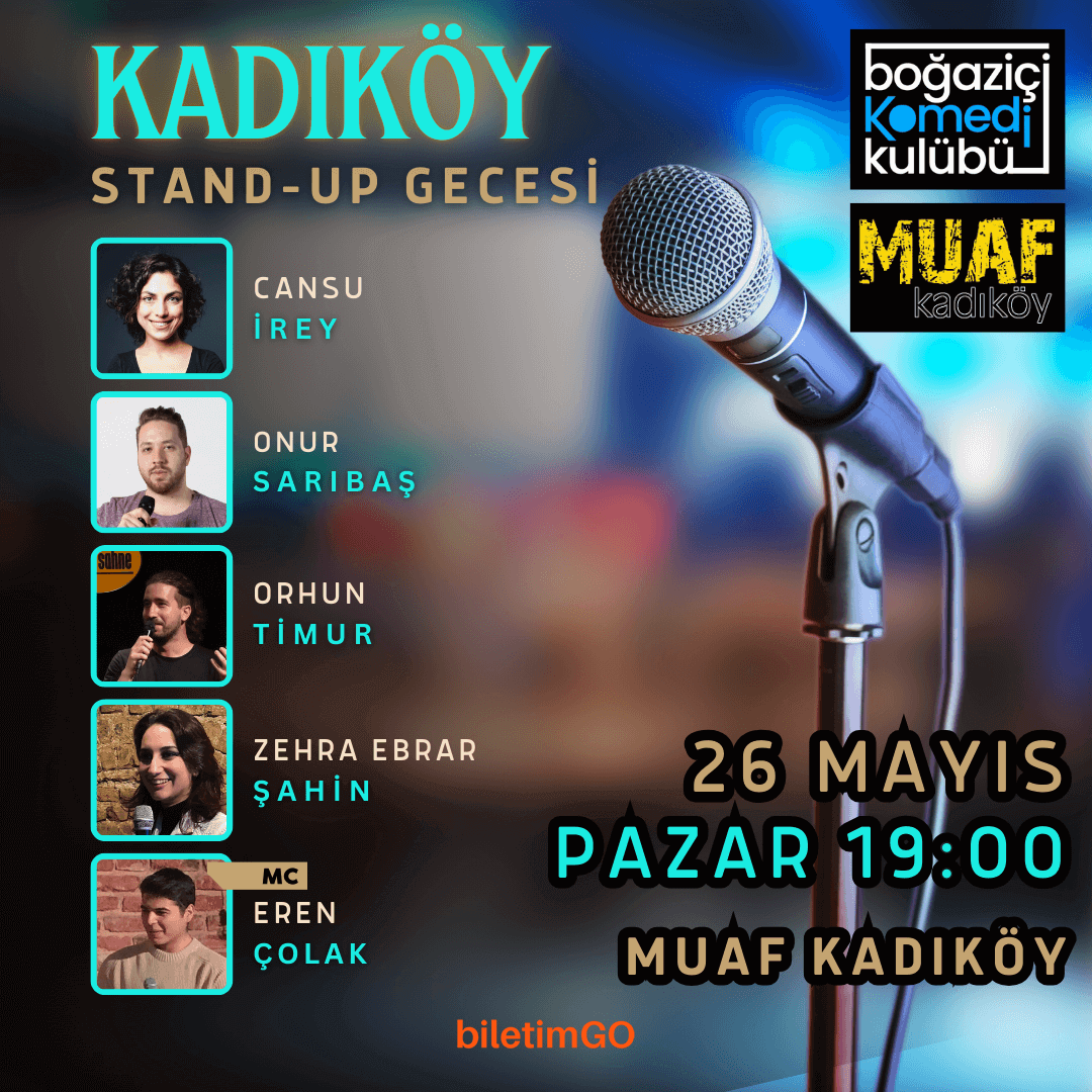 Boğaziçi Komedi Kulübü - Kadıköy Stand-up Gecesi