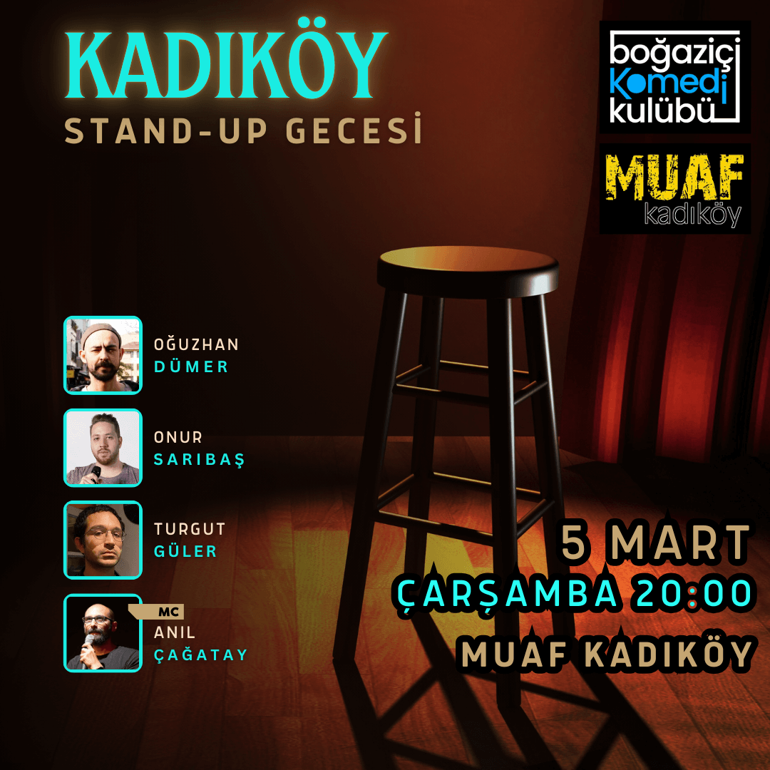 Boğaziçi Komedi Kulübü - Kadıköy Stand-up Gecesi