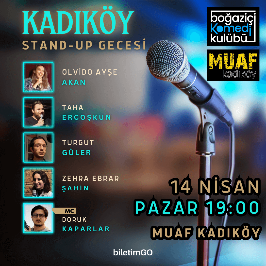 Boğaziçi Komedi Kulübü Kadıköy Stand-up Gecesi