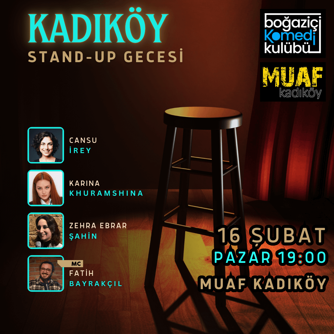 Boğaziçi Komedi Kulübü - Kadıköy Stand-up Gecesi