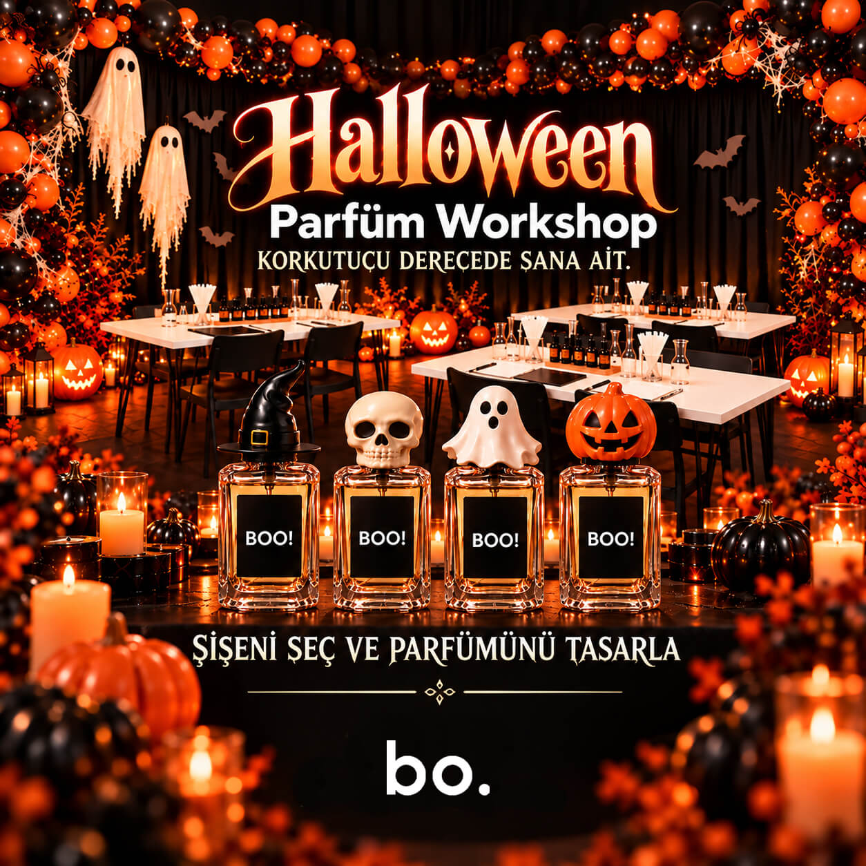 BOO. by bo. | Ankara Halloween Parfüm Workshop