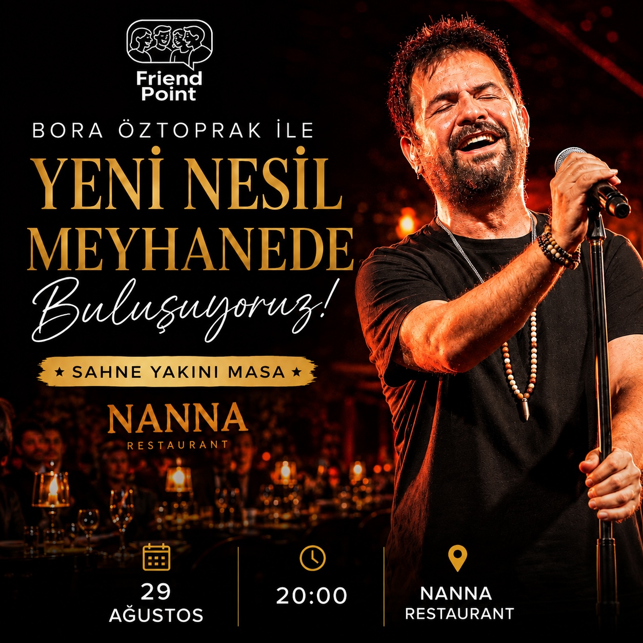 Bora Öztoprak Canlı Performansı | Yemekli Sosyal Etkinlik