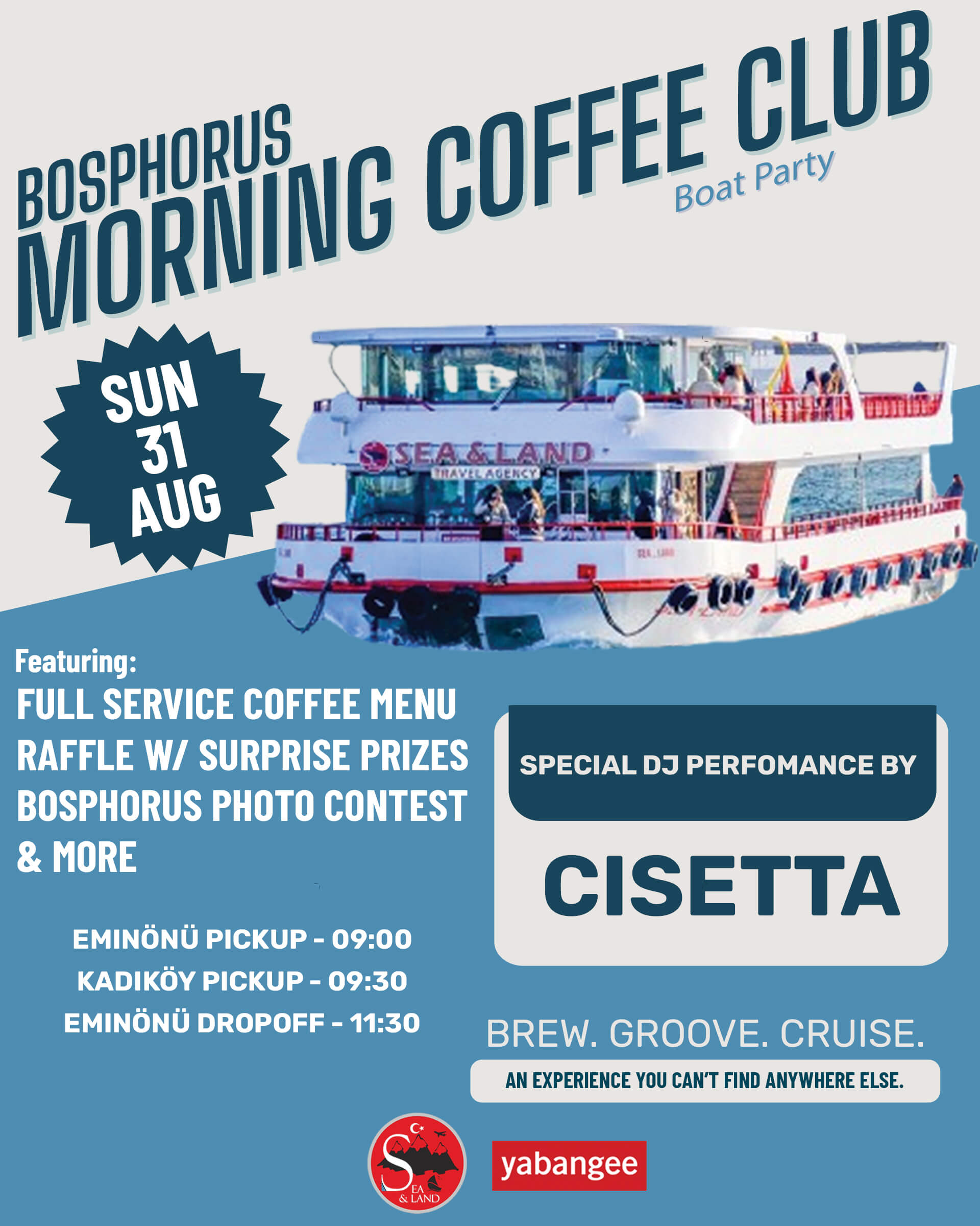 Bosphorus Morning Coffee Club: Boat Experience