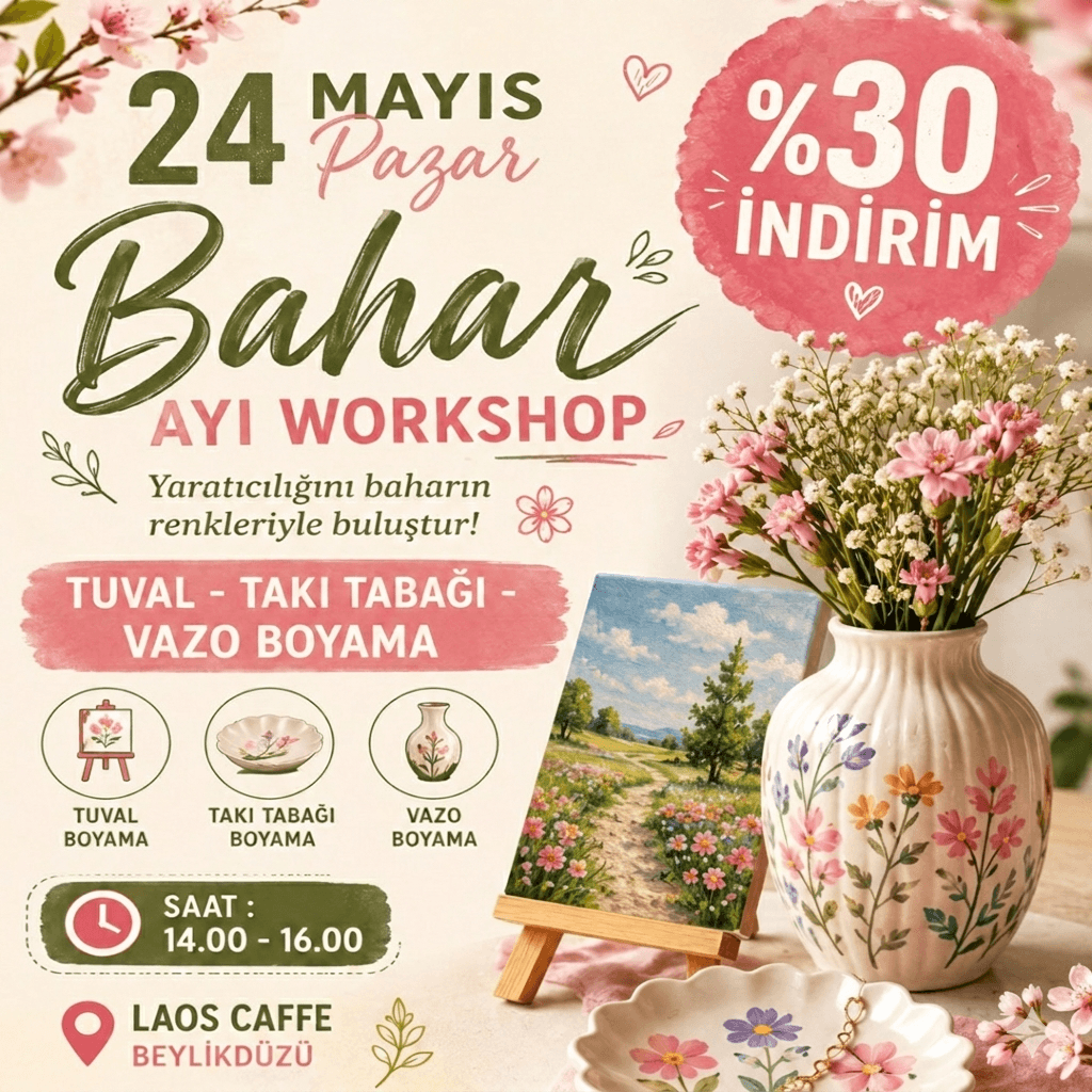 Boyama Workshop - 24 Mayıs Bahar Etkinliği