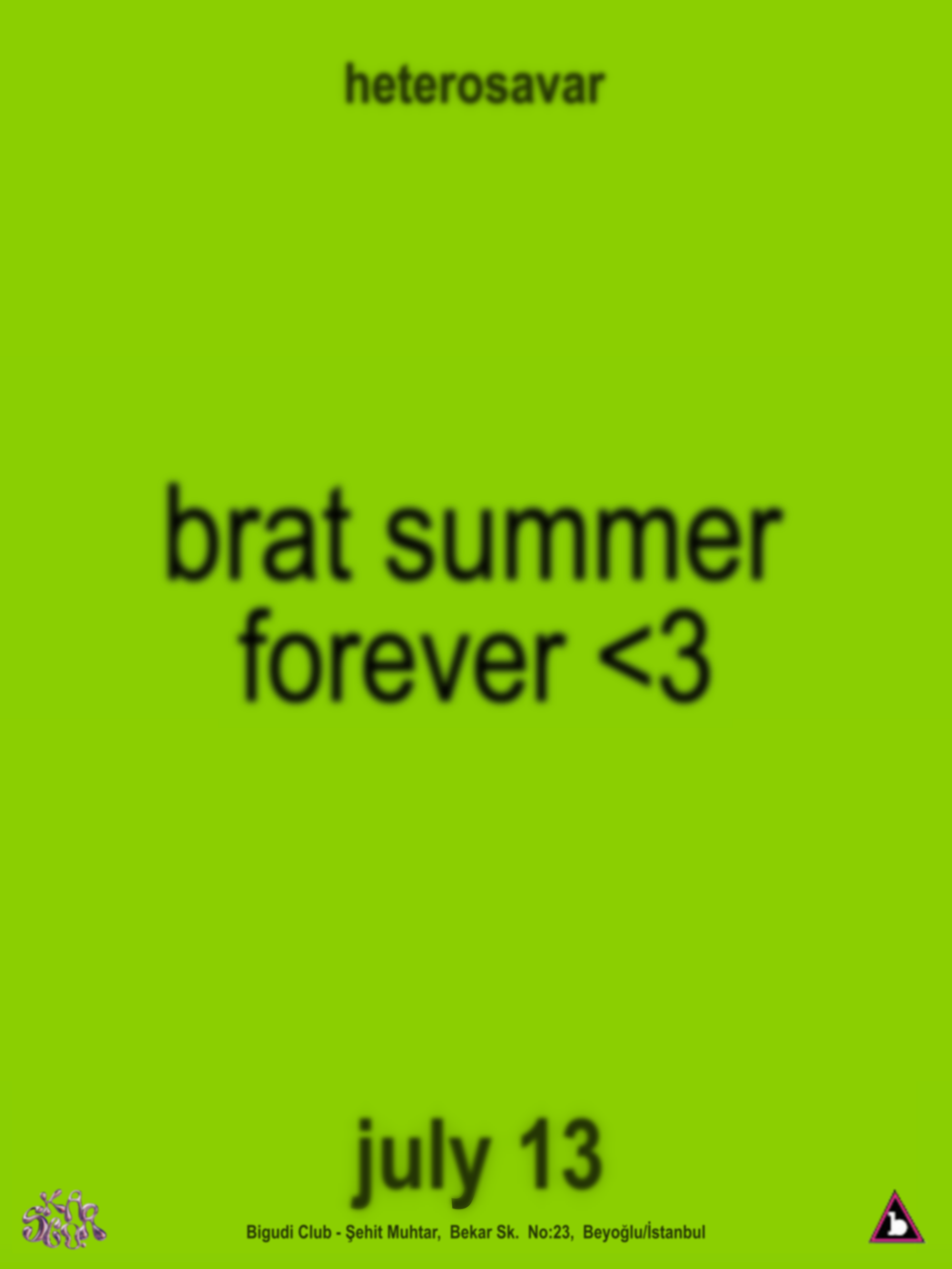 brat party forever <3