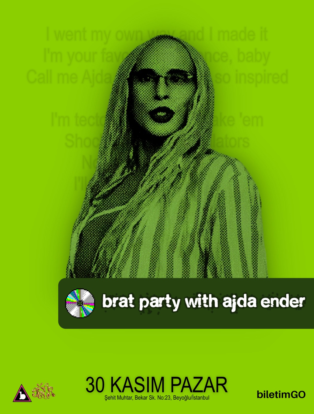 brat party with ajda ender