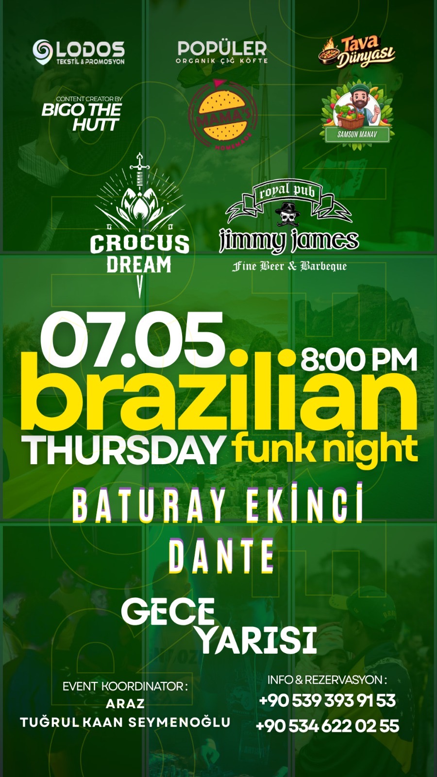 Crocus Event - Brazilian Funk Night
