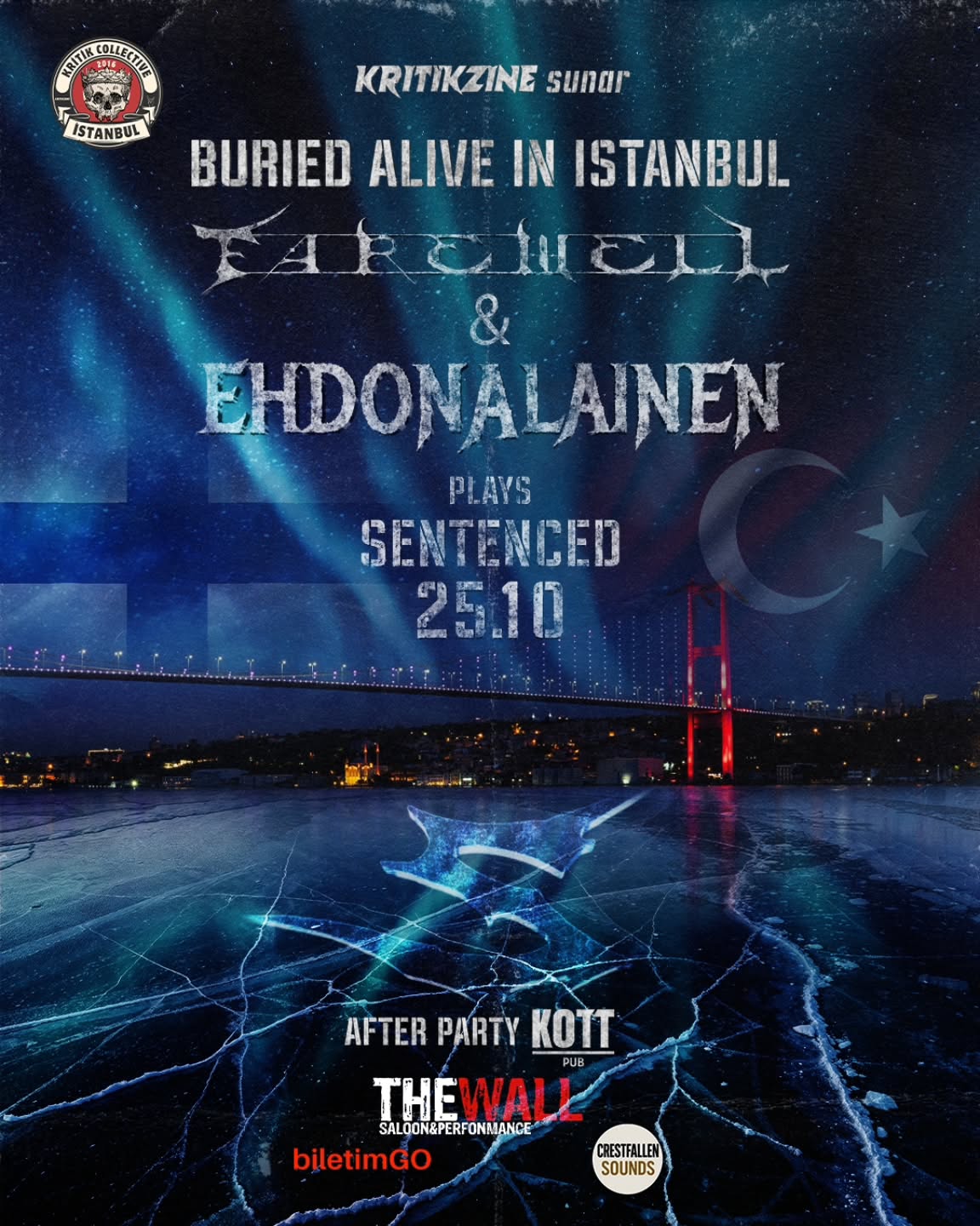BURIED ALIVE IN ISTANBUL - SENTENCED TRIBUTE NIGHT