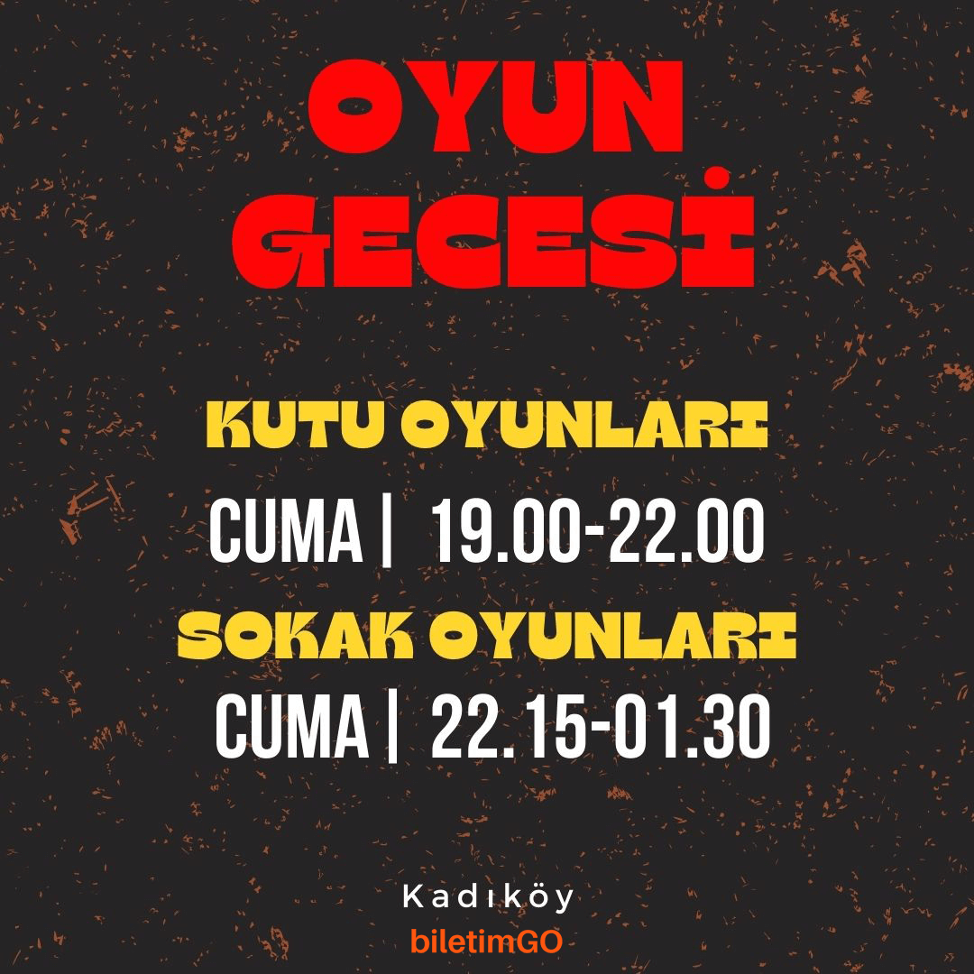 Büyük Çocuklar İçin Oyun Gecesi