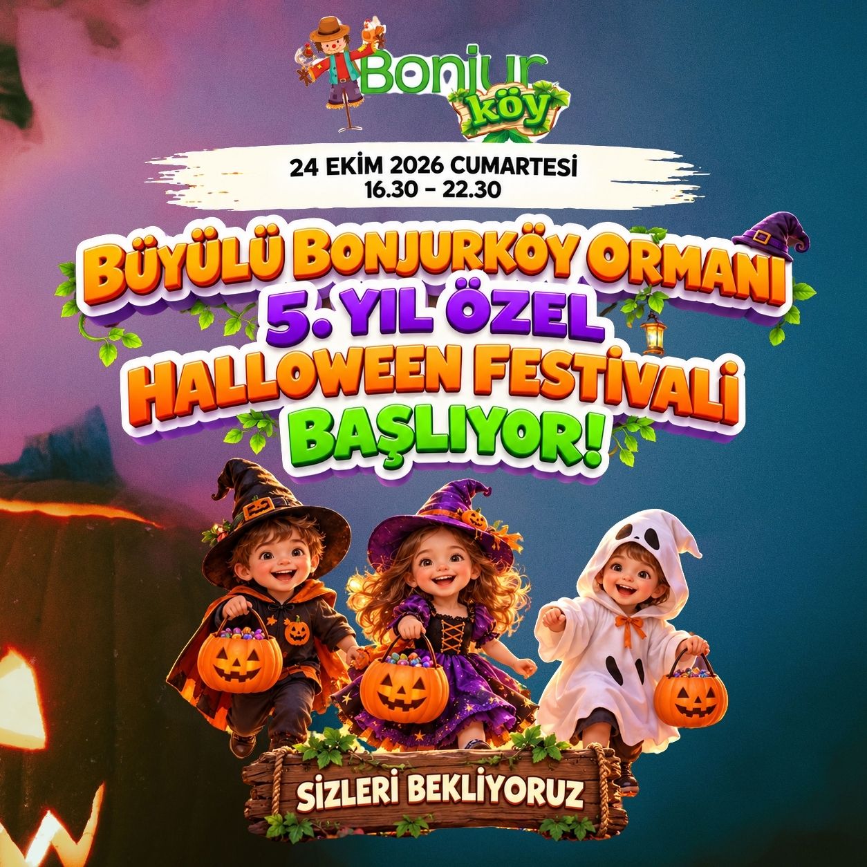 Büyülü Bonjurköy Ormanı - 5. Yıl Özel Halloween Festivali